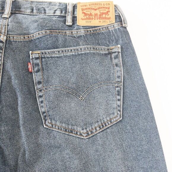 Levi’s 559 Relaxed Straight‎ Jeans 38x30 - Picture 7 of 7